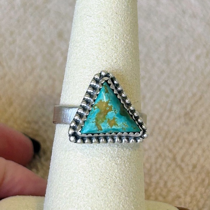 925 Royston Ribbon Turquoise Sterling Silver Ring